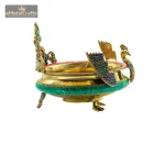 Brass Peacock Urli Bowl 4 114 eMetalCrafts