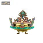 Brass Peacock Urli Bowl 5 115 eMetalCrafts