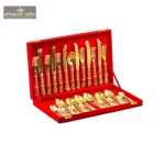 Brass Cutlery Set Gift Box 2 2 3 eMetalCrafts