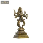 Bhairavi Maa Kali Brown Brass Statue 3 3 9 eMetalCrafts