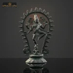 Brass Vintage Look Blue Patina Natraja Statue 1 5 6 eMetalCrafts