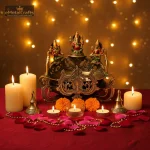 Brass Ganesh Laxmi Saraswati Urli 1 701 eMetalCrafts