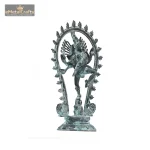 Brass Vintage Look Blue Patina Natraja Statue 4 8 1 eMetalCrafts