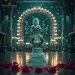 Bhairavi Maa Kali Green Patina Finish Brass Statue 1 8 eMetalCrafts