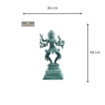 Bhairavi Maa Kali Green Patina Finish Brass Statue 5 Add a little bit of body text 3 eMetalCrafts