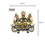 Brass Ganesh Laxmi Saraswati Urli 5 Add a little bit of body text 4 eMetalCrafts