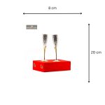 Silver-Plated 2 Wine Brass Glasses Gift Box 5 Add a little bit of body text 7 1 eMetalCrafts