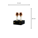 Copper Two Wine Glasses Set With Gift Box 4 Add a little bit of body text 7 eMetalCrafts