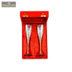 Silver-Plated 2 Wine Brass Glasses Gift Box 4 DSC04364 1 eMetalCrafts