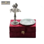 Silver Peacock Samai Diya Gift Box 3 DSC04413 1 eMetalCrafts