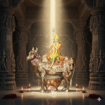 brass idol of krishna