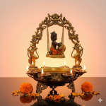 brass baal gopal urli