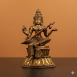 Brass Sarasvati Mata Idol