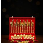 brass cutlery set