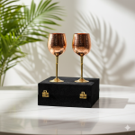 Copper Two Wine Glasses